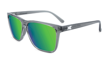 Load image into Gallery viewer, Knockaround Fast Lanes Sport - Clear Grey / Green Moonshine
