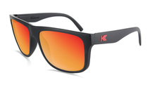 Load image into Gallery viewer, Knockaround Torrey Pines - Matte Black / Red Sunset
