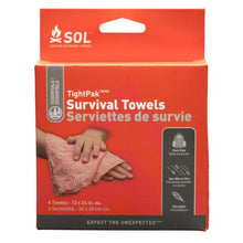 Load image into Gallery viewer, SOL Tight Pack Survival Towel (4 Pk)
